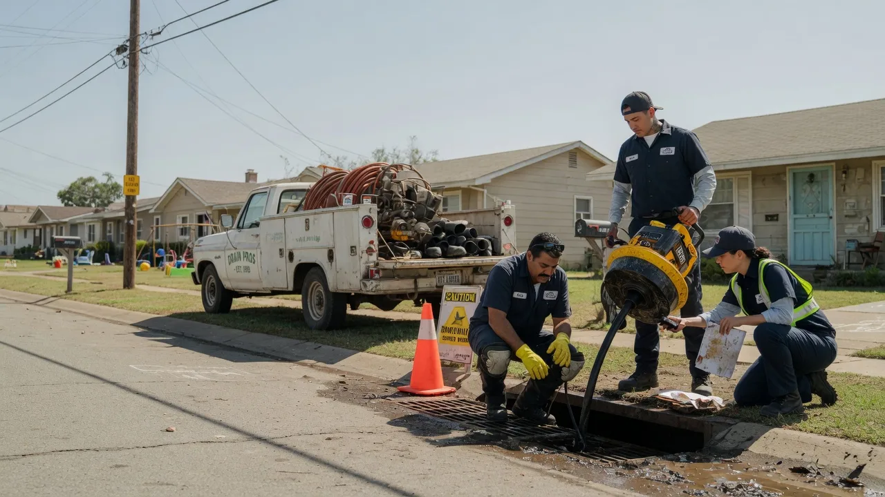 Drain Cleaning in Weimar, TX near me